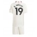 Manchester United Raphael Varane #19 Barnkläder Tredje matchtröja till baby 2023-24 Kortärmad (+ Korta byxor) Billigt